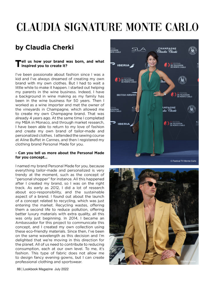 Claudia Signature Monte Carlo