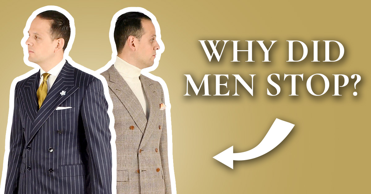 What's the difference between single and double-breasted suits