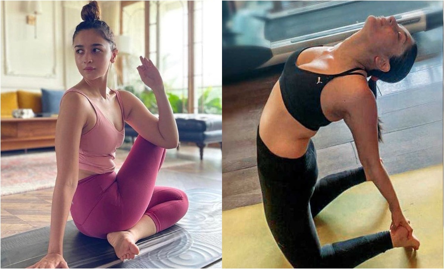 Power yoga workout: stretch, strengthen + burn calories - Women's Fitness
